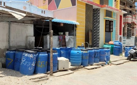 நீண்ட நாள் கோரிக்கையான குடிநீர் பற்றாக்குறை., கவனத்தை ஈர்த்த போராட்டம்.!