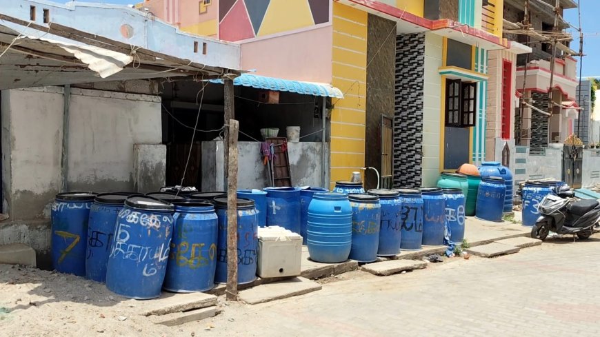 நீண்ட நாள் கோரிக்கையான குடிநீர் பற்றாக்குறை., கவனத்தை ஈர்த்த போராட்டம்.!