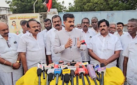 வைகோ இருக்கும் வரை தூத்துக்குடியில் ஸ்டெர்லைட் ஆலை திறக்க வாய்ப்பில்லை-துரை வைகோ தூத்துக்குடியில் பேட்டி.!