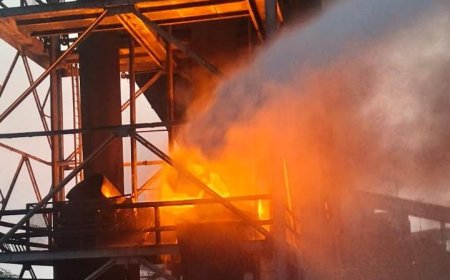 தூத்துக்குடி அனல் மின் நிலையத்தில் மீண்டும் தீ விபத்து.!