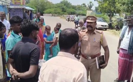 ஒழுங்கா போறீங்களா., அனைவரையும் கைது செய்து உள்ளே வைத்து விடுவேன் - மிரட்டிய ஆய்வாளர்.!