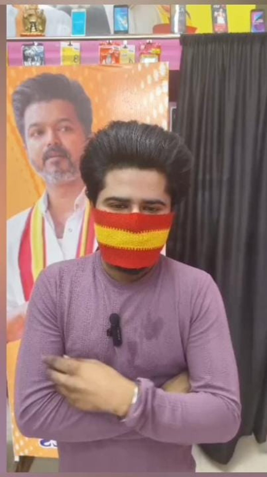 தமிழக வெற்றிக் கழகம் ஆதரவாளர் வீடியோ சர்ச்சை.!