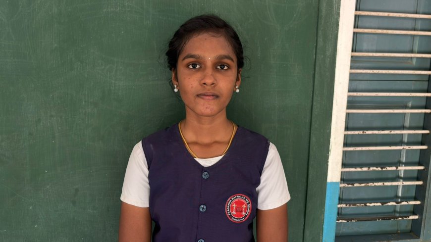 ராணுவ வீரரின் மகள் பத்தாம் வகுப்பு பொதுத் தேர்வில் மாவட்டத்தில் மூன்றாம் இடம்.!