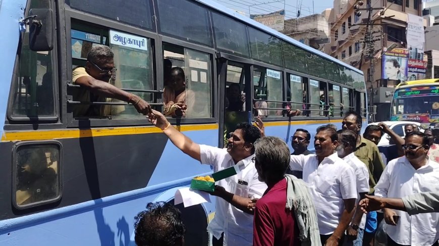 புதிய அரசியல் பயணம் தொடங்கிய அண்ணாமலைக்கு தூத்துக்குடியில் உற்சாக வரவேற்பு.!