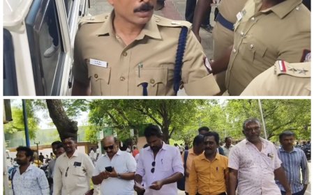 பத்திரிகையாளர்களிடம் தரக்குறைவாக நடந்துகொண்டதாக கூடுதல் காவல் கண்காணிப்பாளர் மீது நடவடிக்கை கோரி எஸ்.பி.யிடம் மனு.!