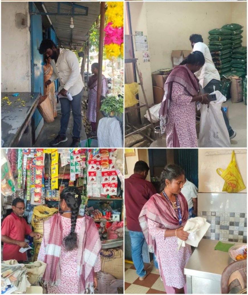 தூத்துக்குடியில் அதிரடி.,8 கடைகளுக்கு ரூ.1,600 அபராதம்.!