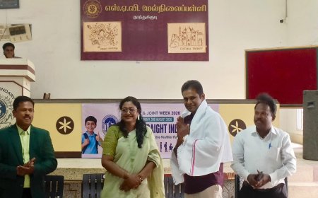 வளர்ந்து நிமிர்ந்த இந்தியா: மாணவர்களின் எலும்பு ஆரோக்கியம் குறித்து சிறப்பு மருத்துவ பரிசோதனை.!