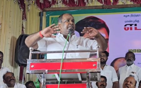 தமிழக முதல்வர் குறித்து முன்னாள் அதிமுக அமைச்சர் ஆர் பி உதயகுமார் சர்ச்சை பேச்சு.!